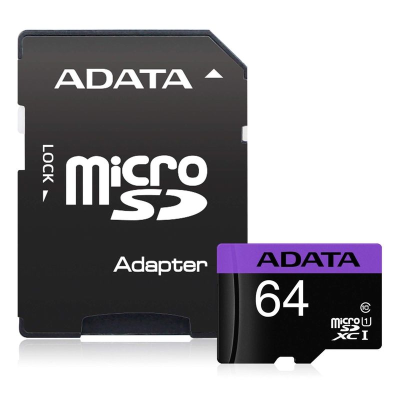 Tarjeta Memoria Micro SD XC 64GB Adata-0