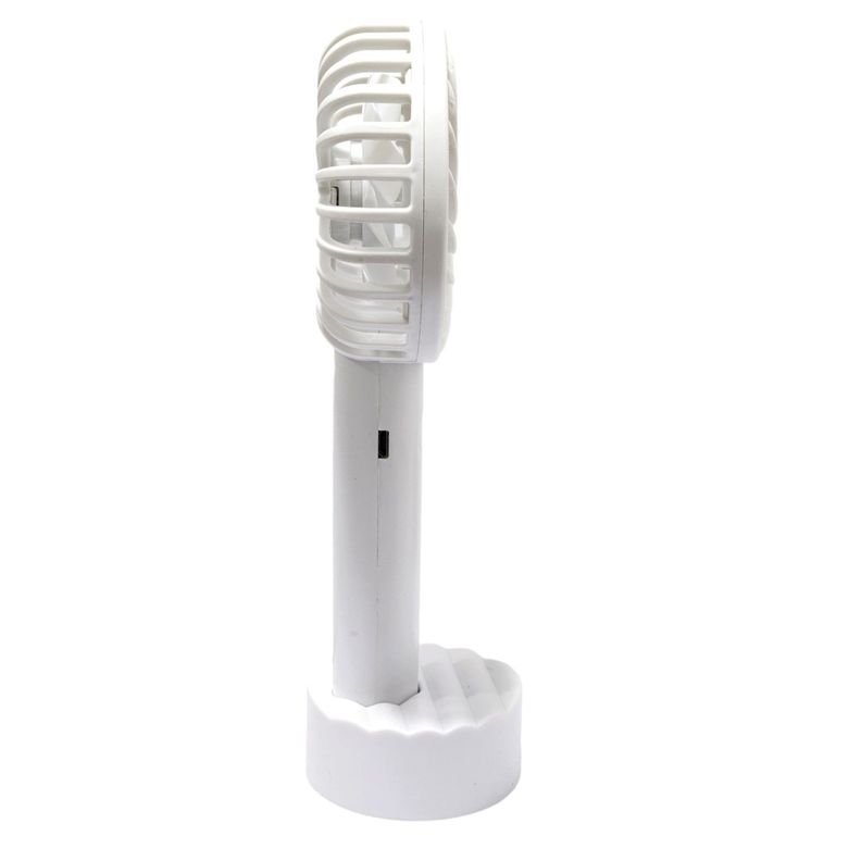 Ventilador Recargable Portátil Base Tecnolab Blanco TL671W-1