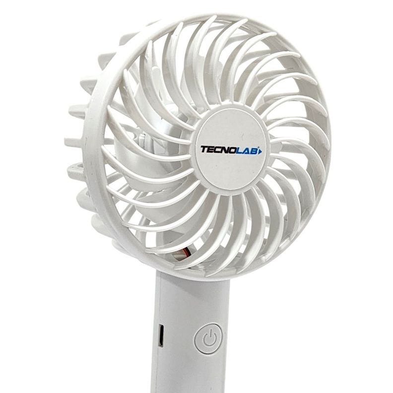 Ventilador Recargable Portátil Base Tecnolab Blanco TL671W-2