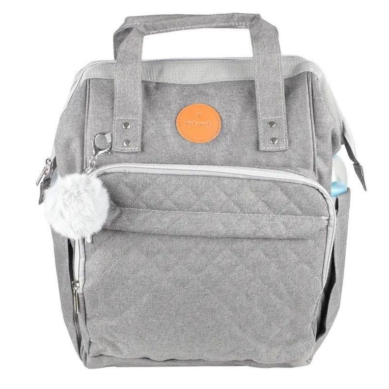Mochila Pañalera Maternal Infanti Open Gris-0