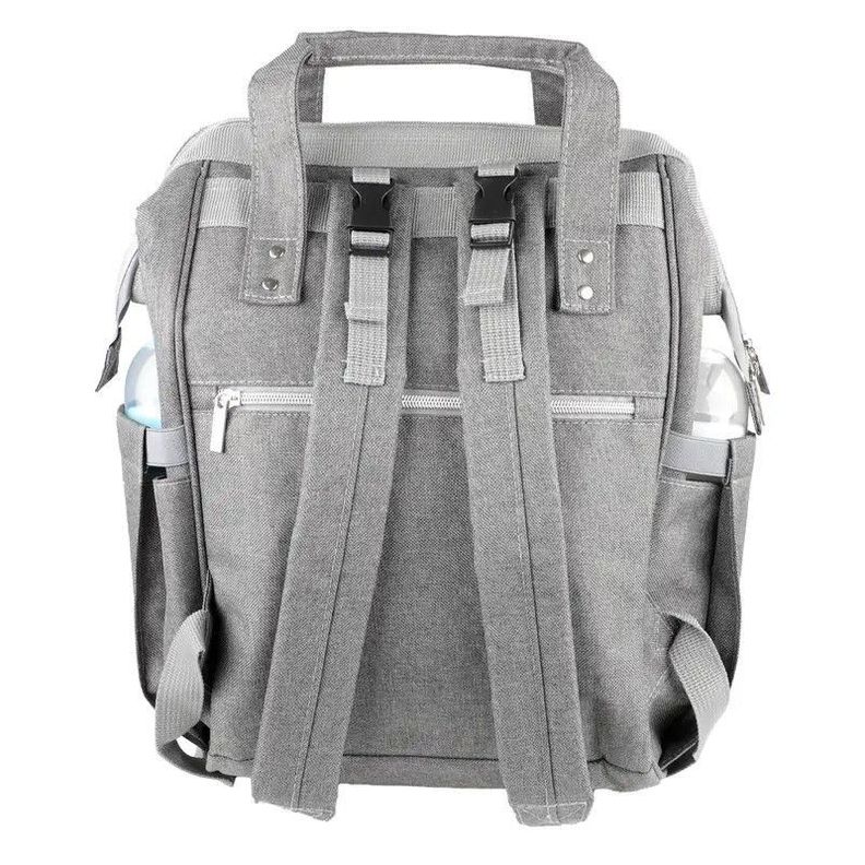 Mochila Pañalera Maternal Infanti Open Gris-5