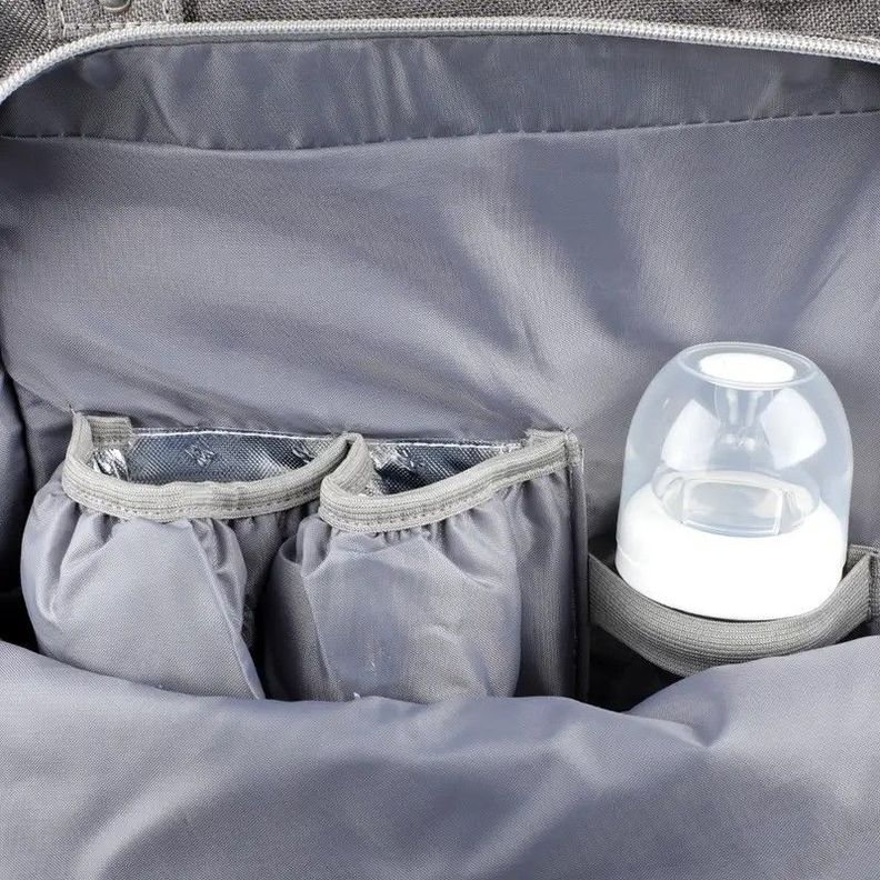 Mochila Pañalera Maternal Infanti Open Gris-6