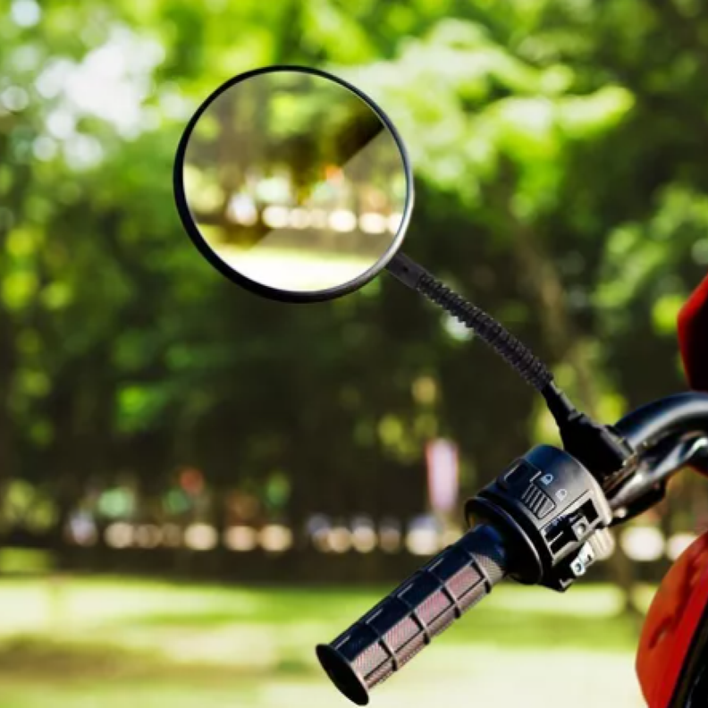 Espejo Retrovisor Ajustable Redondo para Moto /Bicicleta 18292-3
