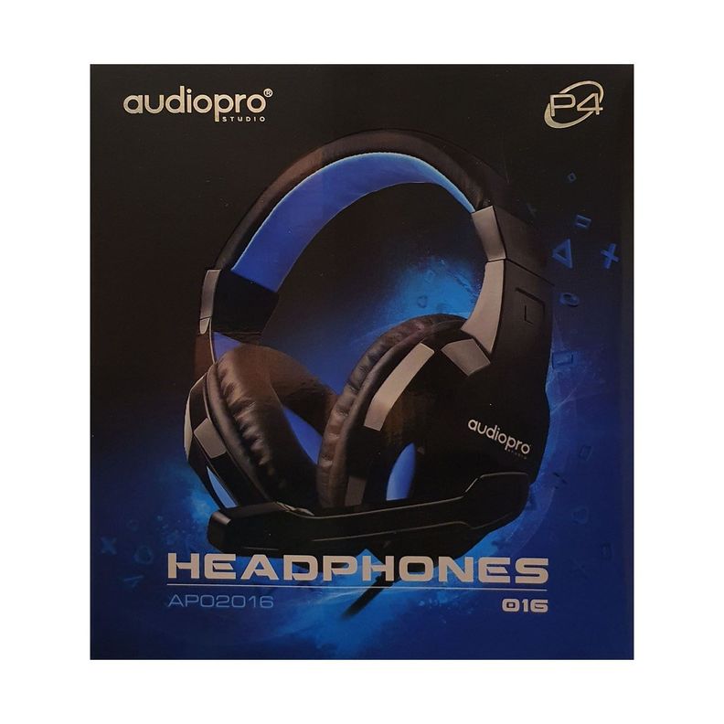 Audifono Gamer Microfono Audiopro 016 Azul-1