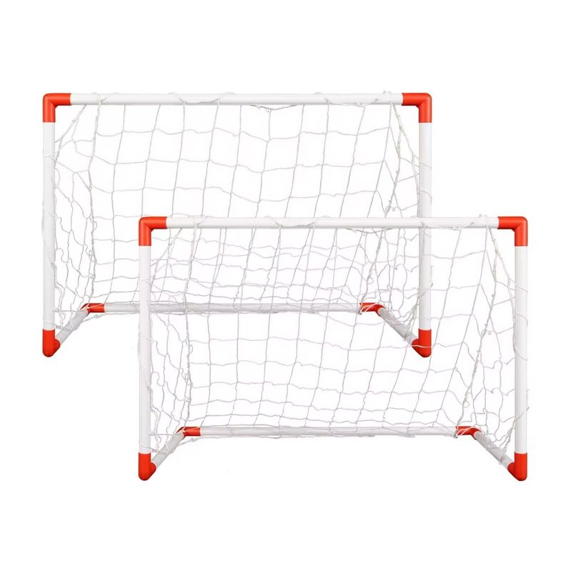 Set De 2 Arcos De Futbol Con Pelota 85x60x42 Cm Gamepower-0