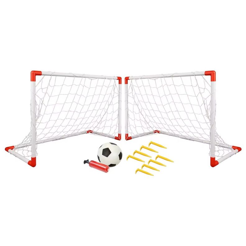Set De 2 Arcos De Futbol Con Pelota 85x60x42 Cm Gamepower-2