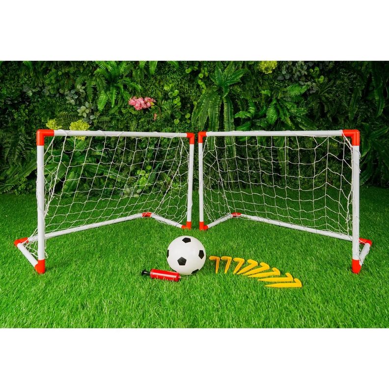 Set De 2 Arcos De Futbol Con Pelota 85x60x42 Cm Gamepower-5