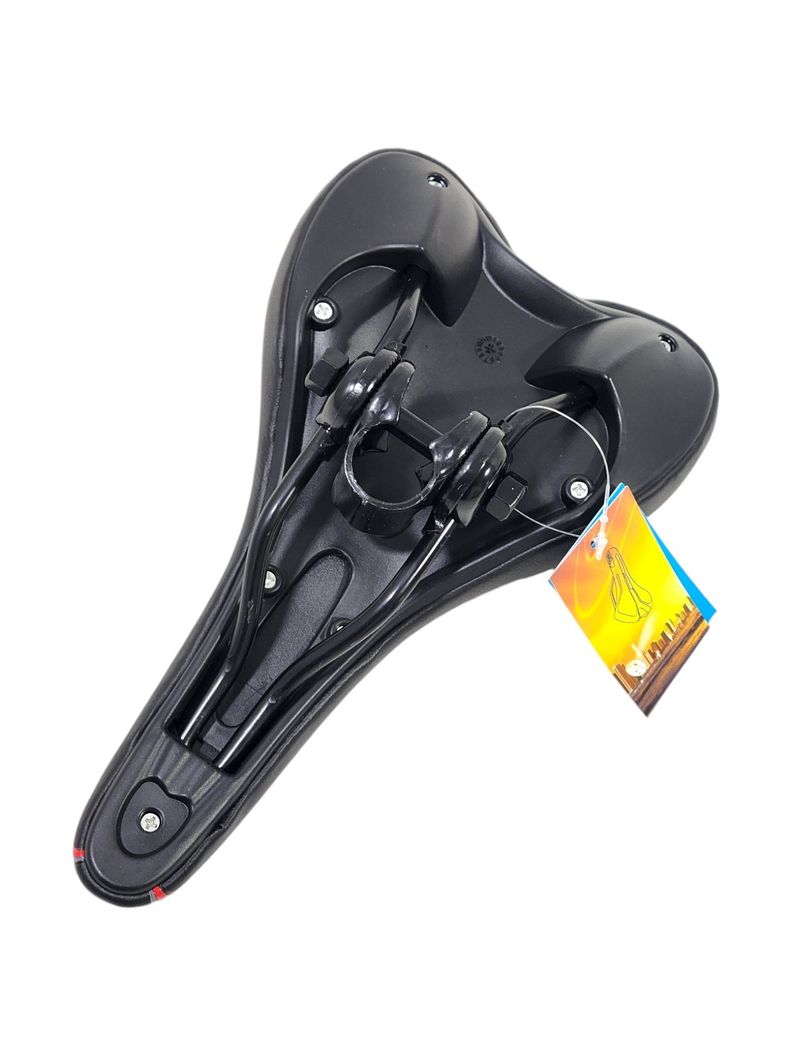 Sillín Silla Asiento Cómodo para Bicicleta Rojo 18231-3