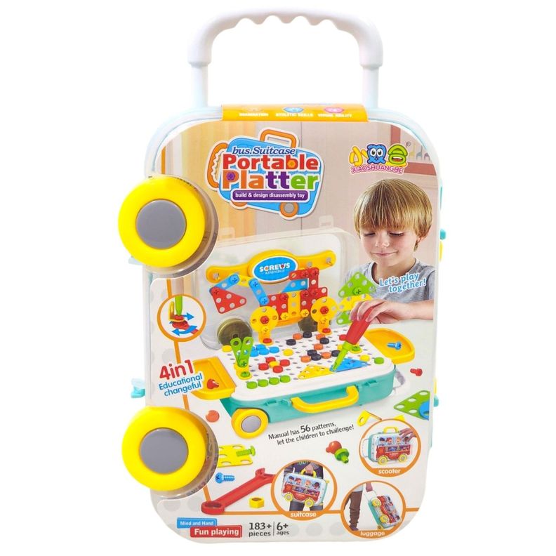 Juego de Habilidades Maleta Portátil 183pz para Armar 55534-4