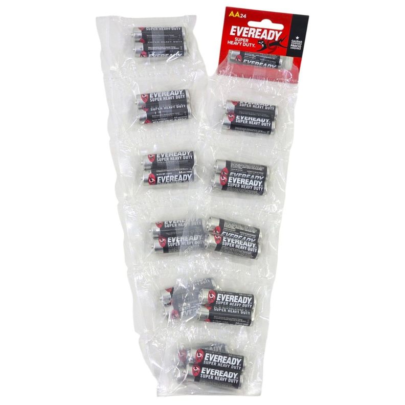 Pack 24 Pilas Eveready AA Convencional Tira-0