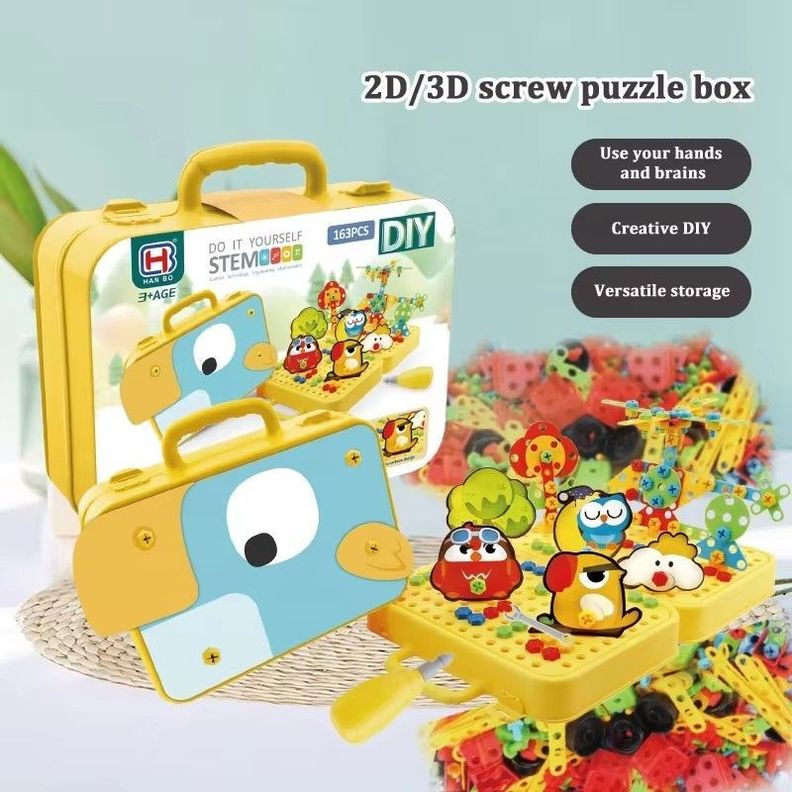 Caja Creativa Puzzle 163 Piezas-2