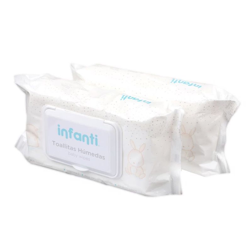 Toallitas Húmedas Infanti Bebé Pack 2 x 80un-0