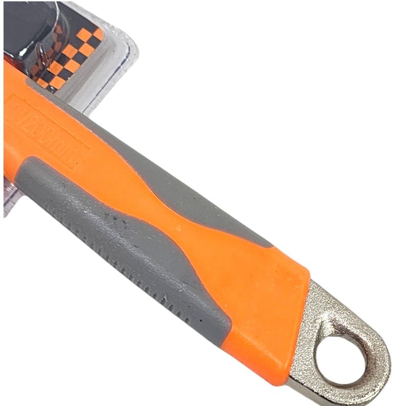 Llave Inglesa Ajustable 8"/200mm Mango Goma-1