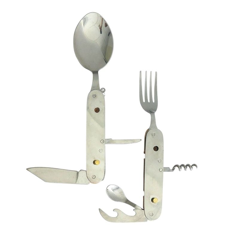 Set de Cubiertos Separables para Camping 7 Funciones 16373-1