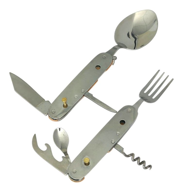 Set de Cubiertos Separables para Camping 7 Funciones 16373-2