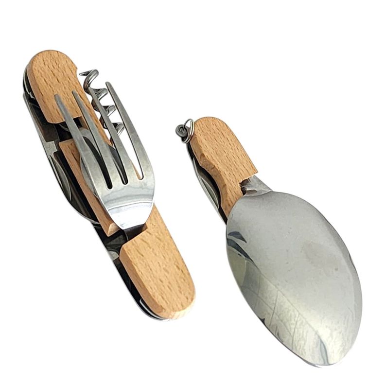 Set de Cubiertos Separables para Camping 7 Funciones 16373-5