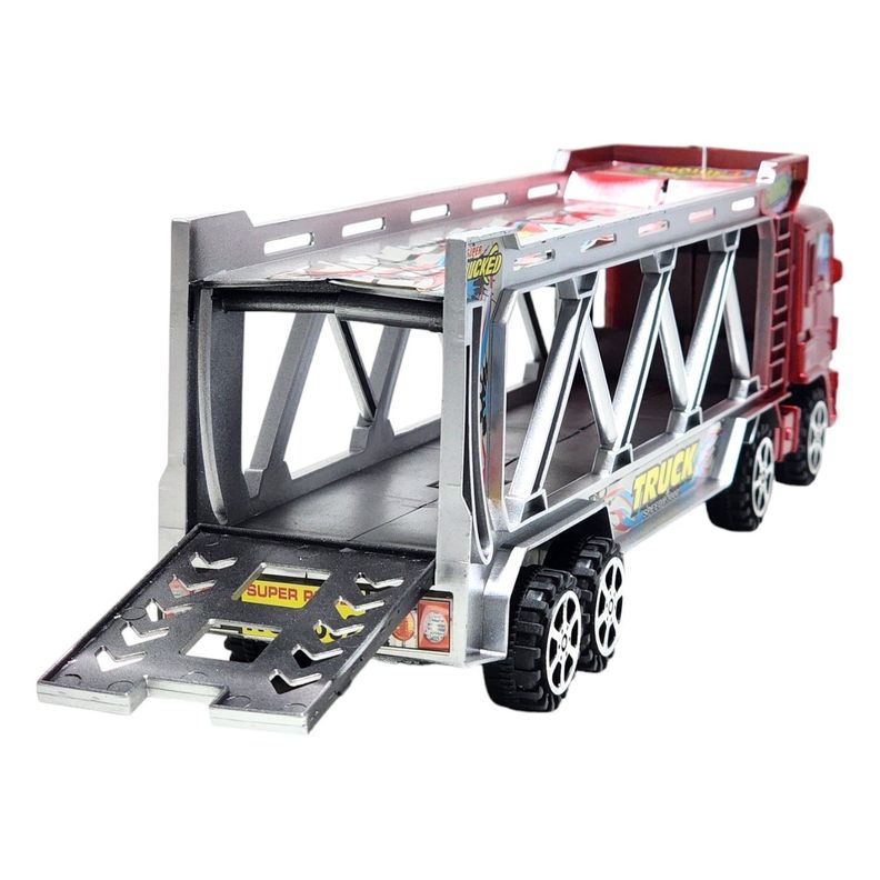 Camión Tráiler Transportador con Animales Juguetes 55173r-4
