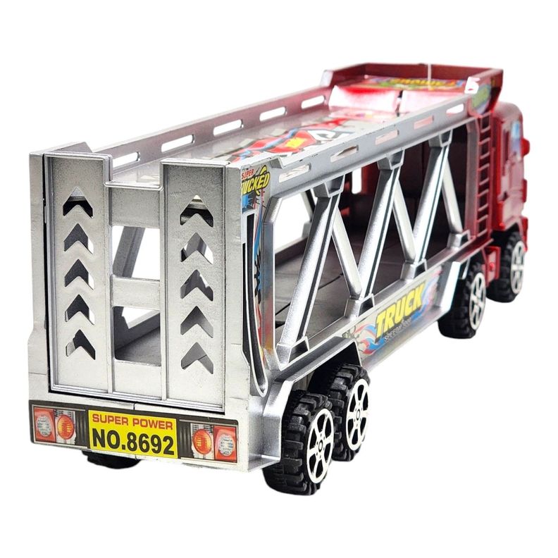 Camión Tráiler Transportador con Animales Juguetes 55173r-6