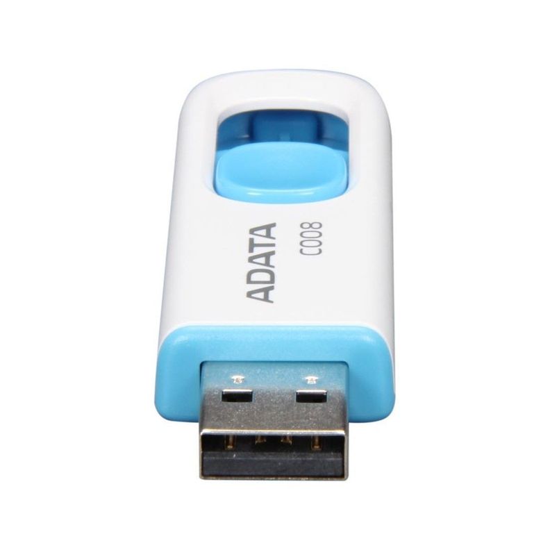 Pendrive 64GB Adata C008 Usb Blanco/Azul Classic-3