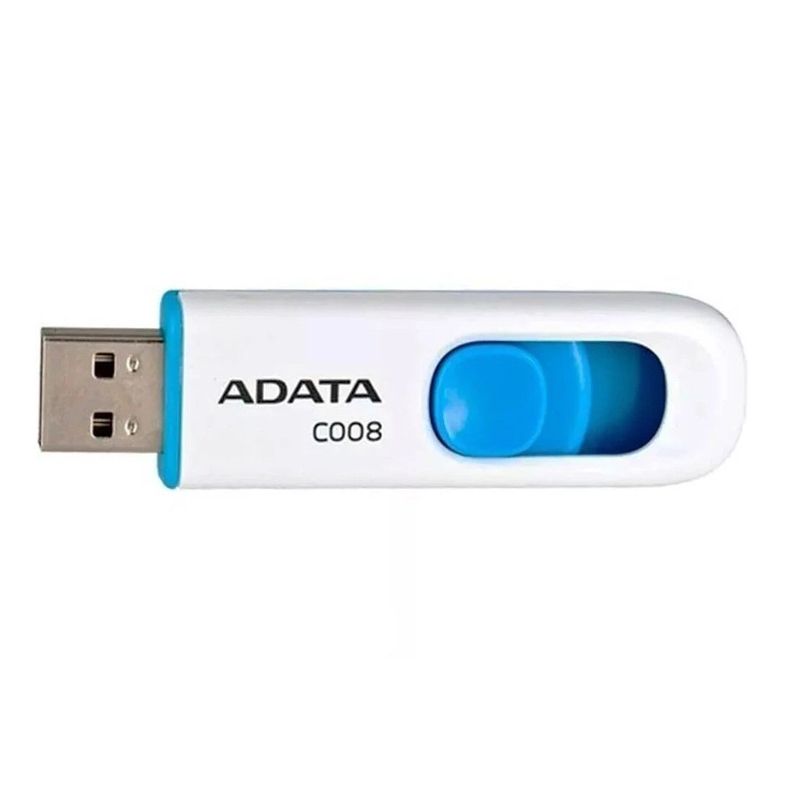 Pendrive 64GB Adata C008 Usb Blanco/Azul Classic-2
