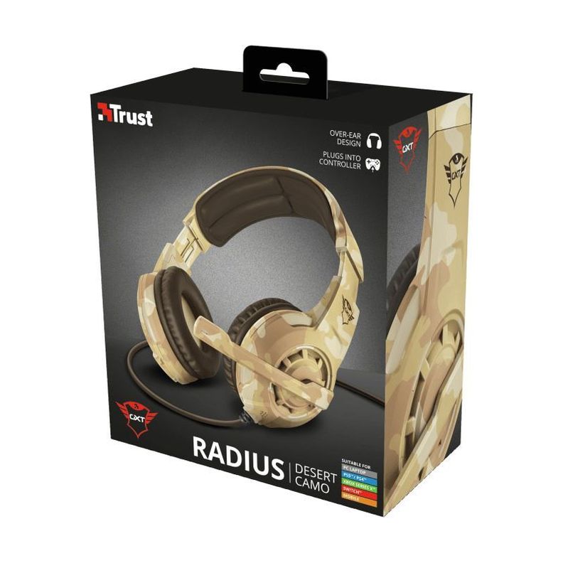 Audifonos Gamer Trust Gtx 310D Desert Radius 7.1-6