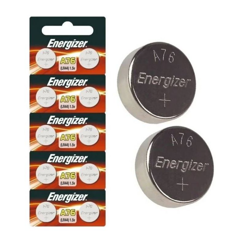 Pack 10 Pilas Pila Energizer Ag13 Lr44 A76-1