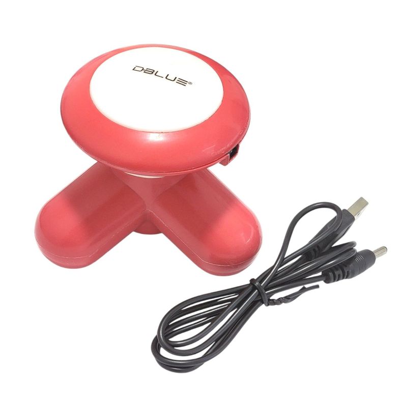Mini Masajeador Para Cuello y Cabeza Dblue Rojo DBMAS01R-5