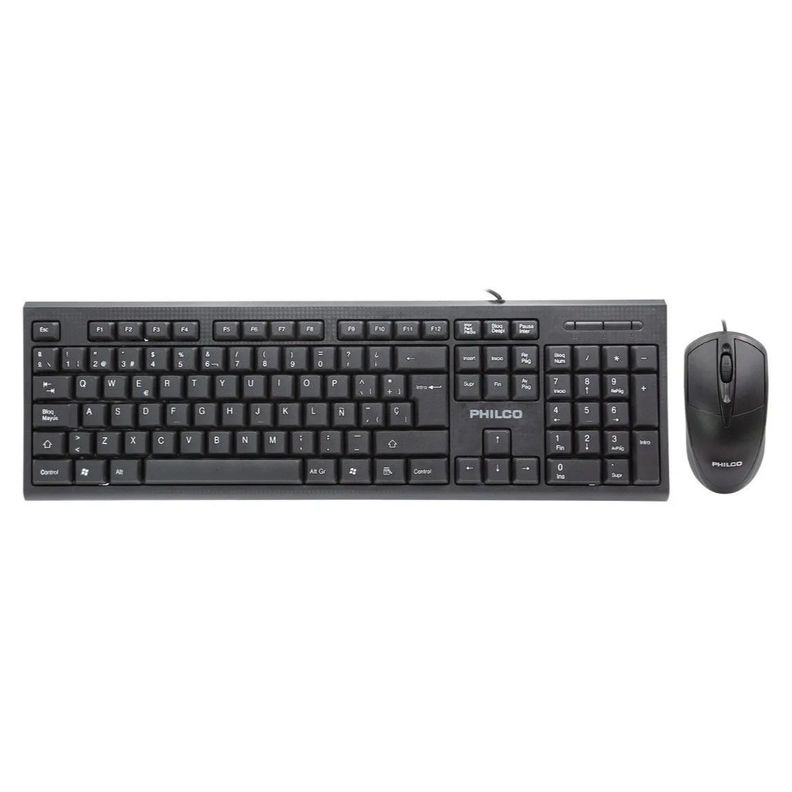 Kit Combo Teclado y Mouse Philco K4500-0