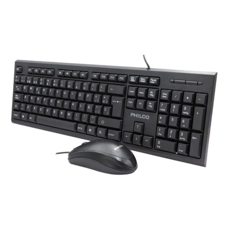 Kit Combo Teclado y Mouse Philco K4500-2
