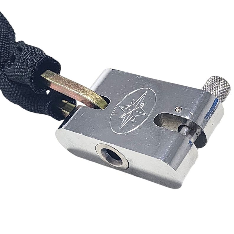 Cadena Candado Enfundada Antirrobo Bici Moto + 3 Llaves-3