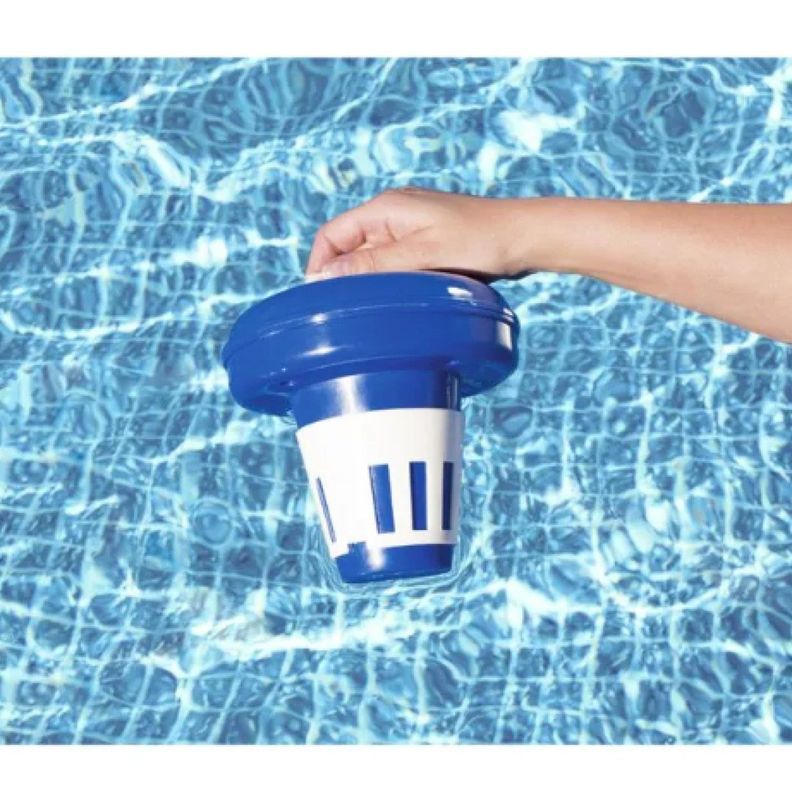 Porta Cloro Flotante Flowclear 16.5cm 58071 Bestway-2