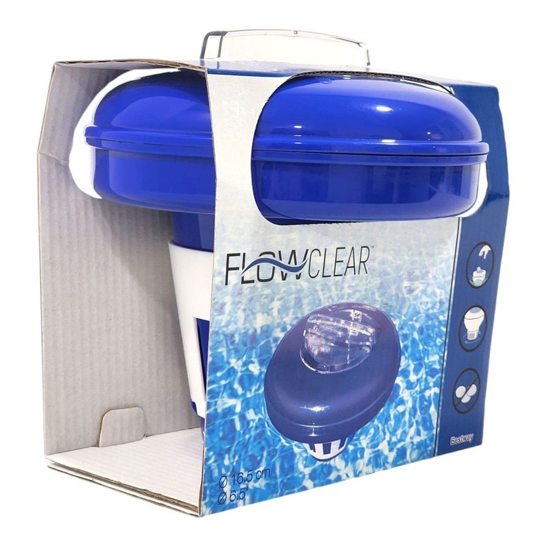 Porta Cloro Flotante Flowclear 16.5cm 58071 Bestway-3