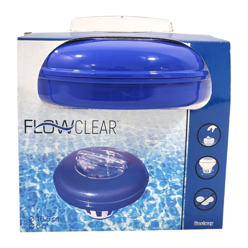 Porta Cloro Flotante Flowclear 16.5cm 58071 Bestway-4