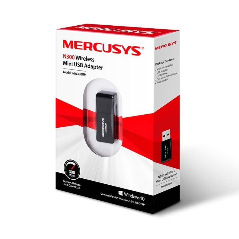 Mini Adaptador Usb Wifi N 300mbps Mercusys-4