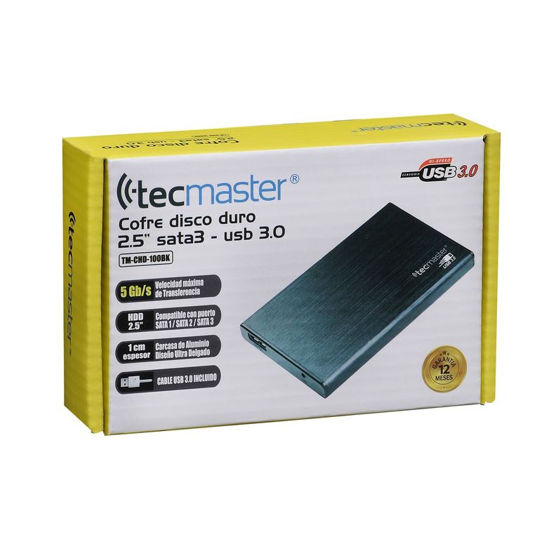 Cofre Case Disco Duro 2.5 Usb 3.0 Tecmaster-2