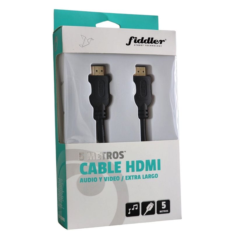 Cable HDMI Audio y Video 5mt Fiddler-4