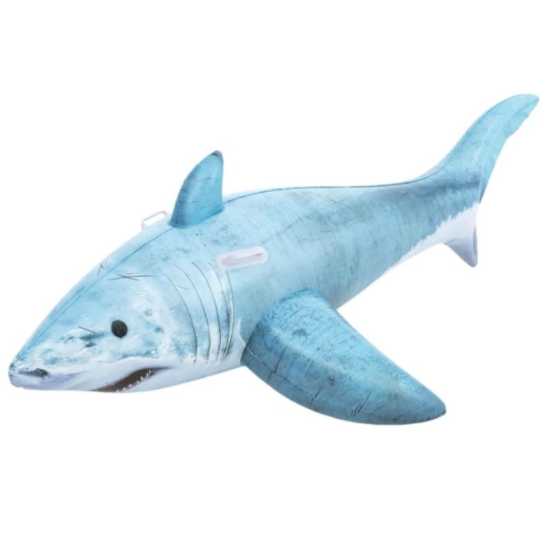 Flotador Inflable Tiburón para Piscina 183cm Bestway-0