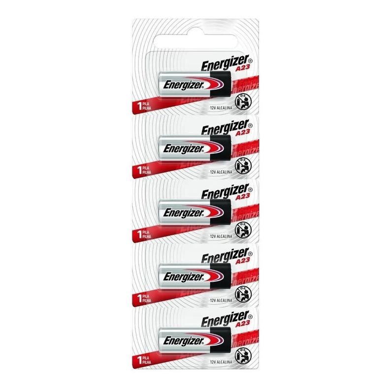 Pack 5 pilas A23 Energizer 23A 12v Alcalinas-0