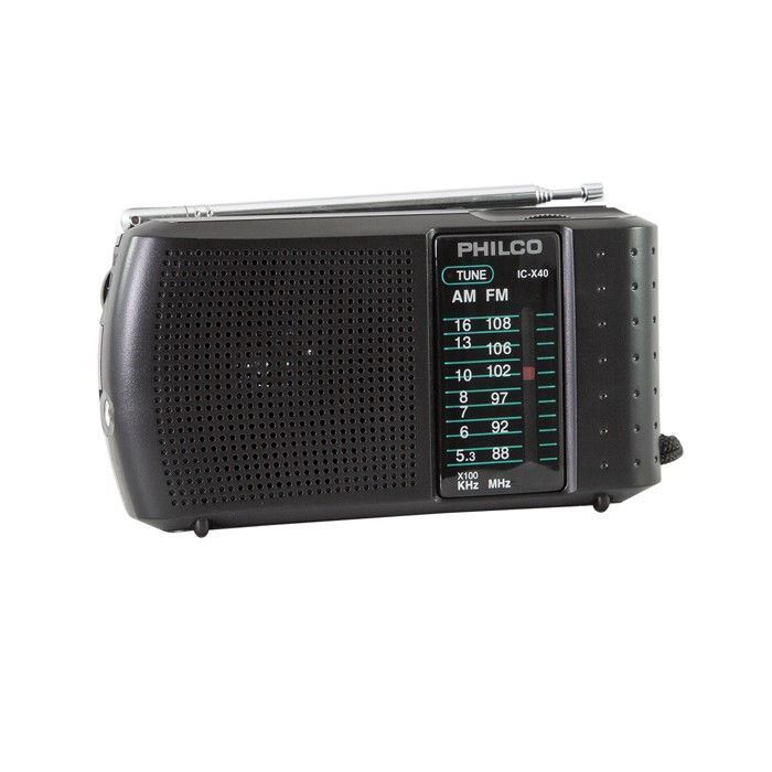 Radio a Pilas Philco ICX-40 Fm/Am Portable de Bolsillo-0