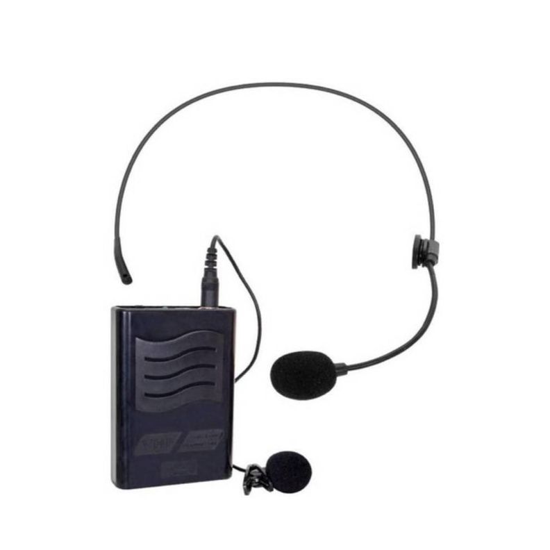 Microfono Inalambrico Philco 2 en 1 Vhf Cintillo Solapa-2