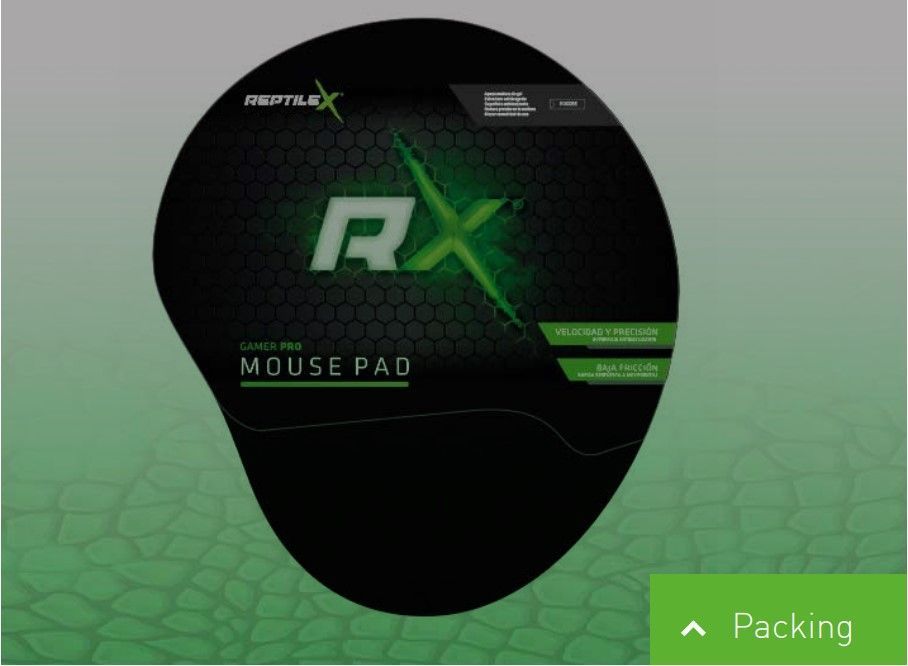 Mouse Pad Gamer Pro Gel ReptileX RX0055-1