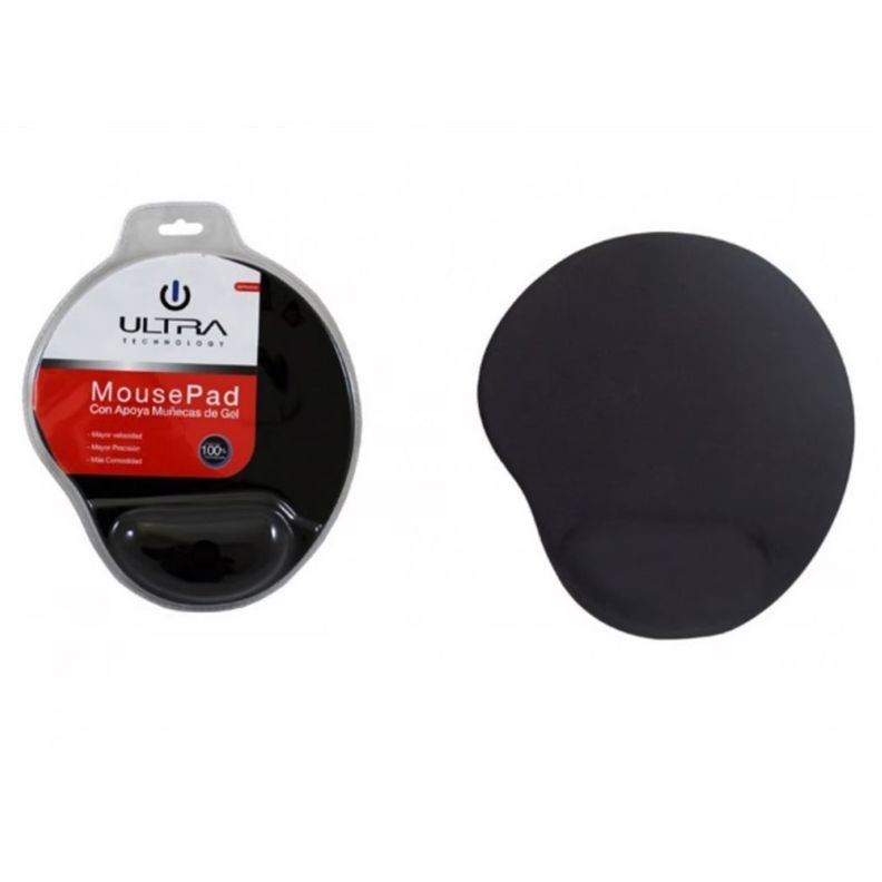 MousePad con apoya muñeca de gel Ergonómico Ultra 00100-2