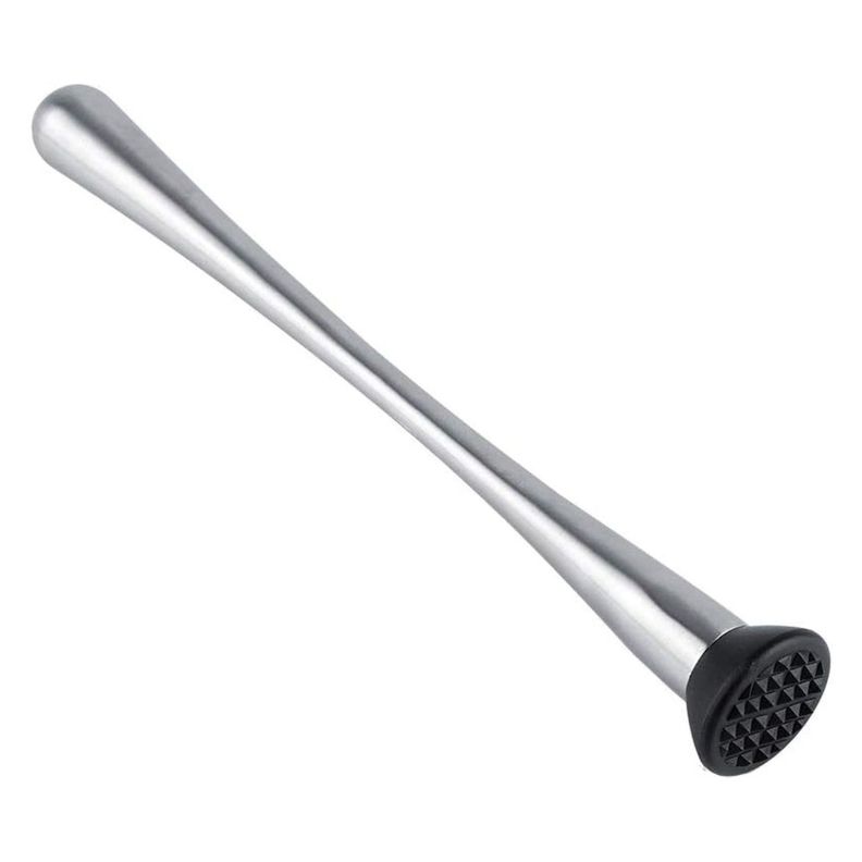 Mortero Triturador Profesional de bar Muddler coctelería 29cm-3