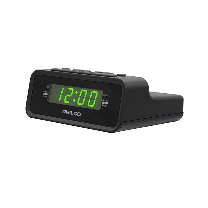 Radio Reloj Despertador Digital Philco 1006GR Negro