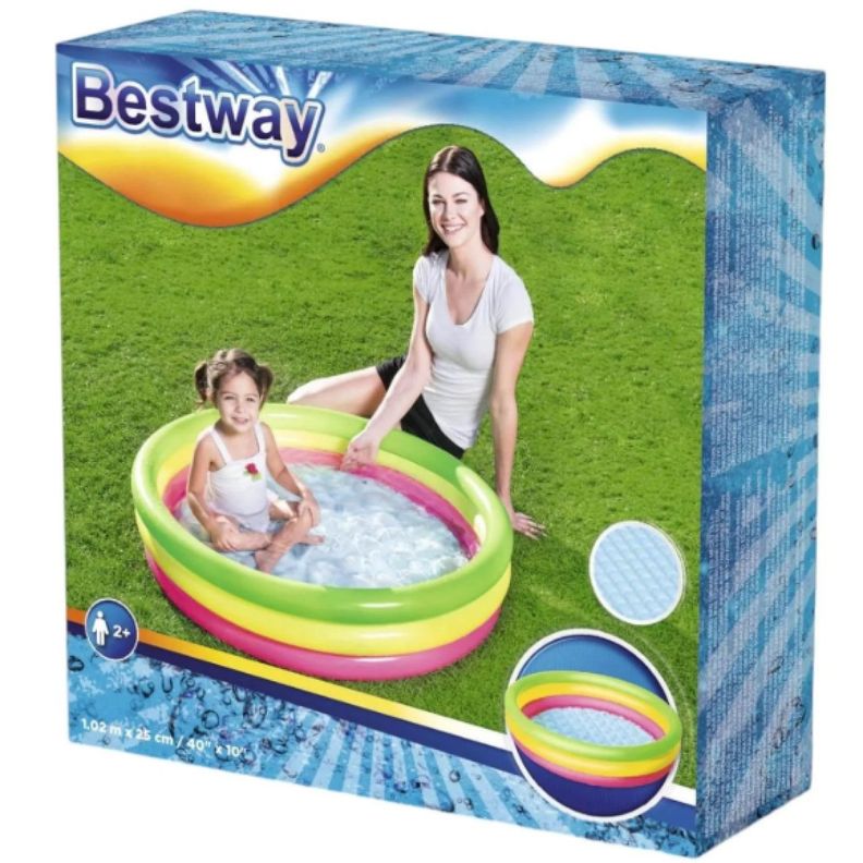 Piscina Inflable Suelo Inflable niños 102cm Bestway -6