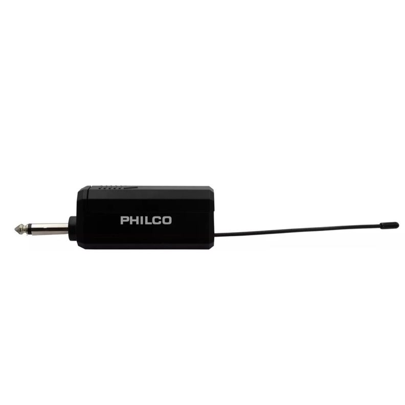 Kit 2 Micrófonos Inalámbricos UHF Recargables Philco WU519-4