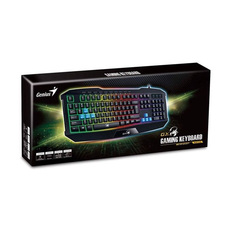 Teclado Gamer Genius Scorpion K215 Usb-2