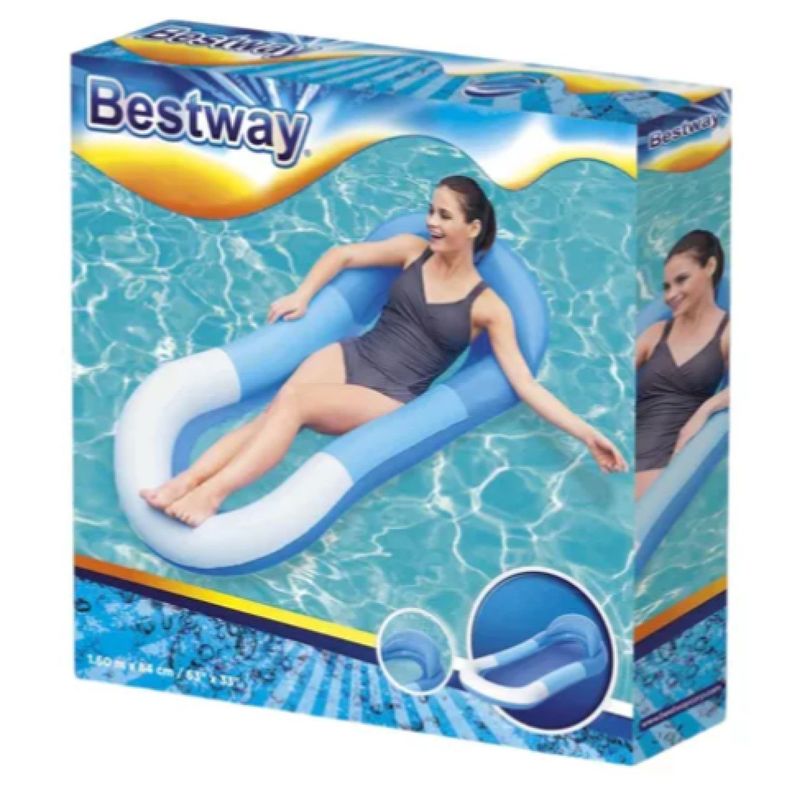 Colchoneta Inflable con respaldo 160cm Bestway -6