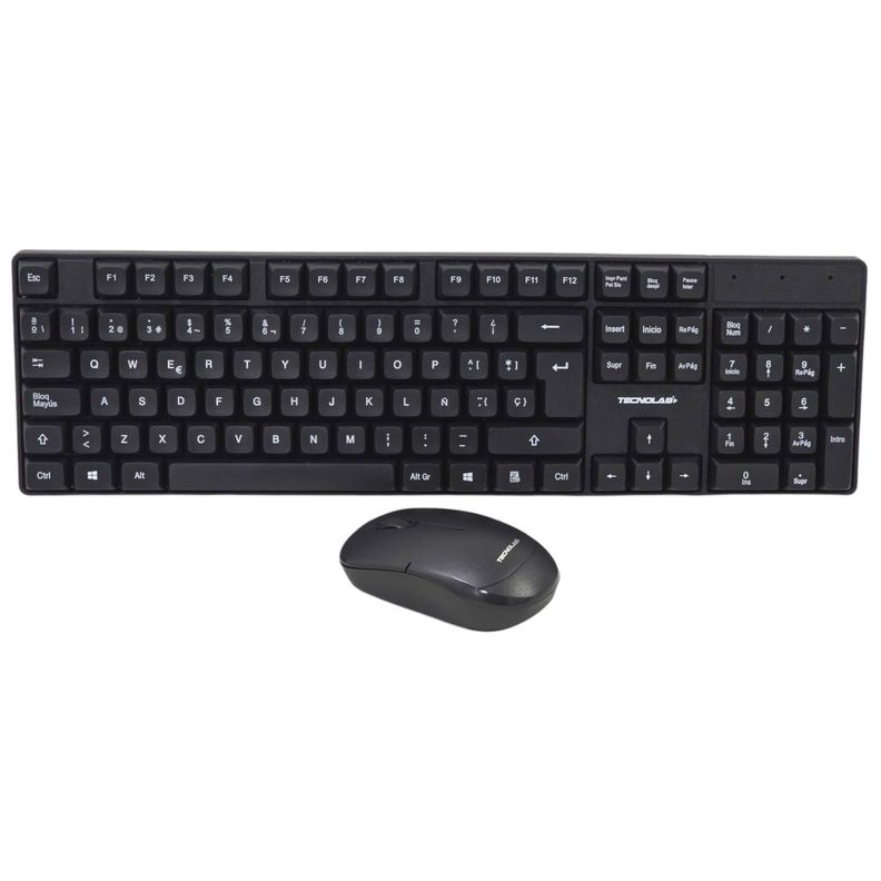 Kit Combo Teclado y Mouse Inalámbrico Tecnolab TL645-0