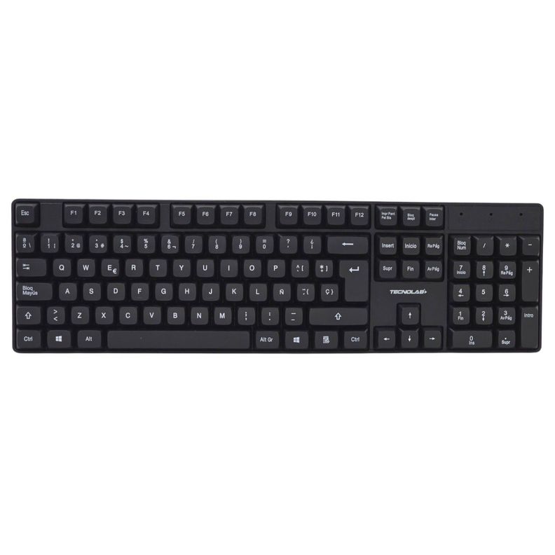 Kit Combo Teclado y Mouse Inalámbrico Tecnolab TL645-1